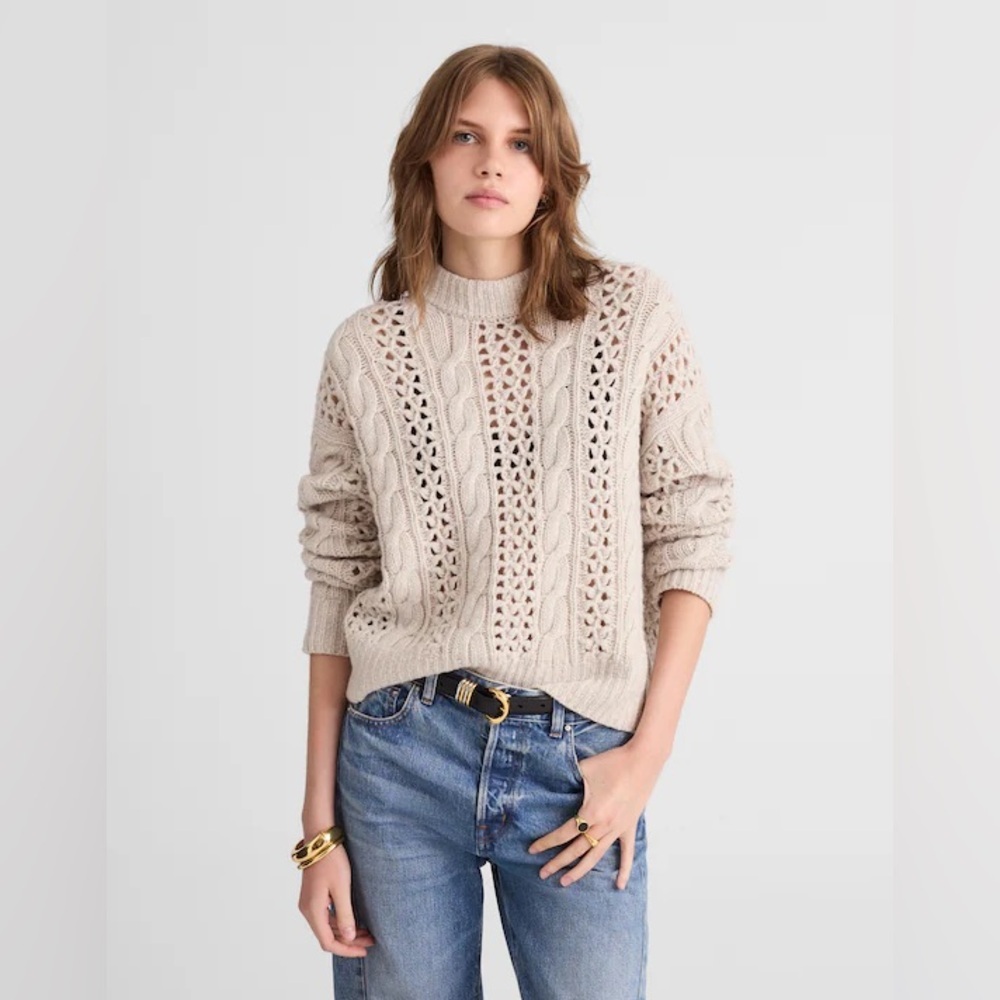 Madewell Merino Wool Blend Crewneck Sweater – Size Small – NWOT